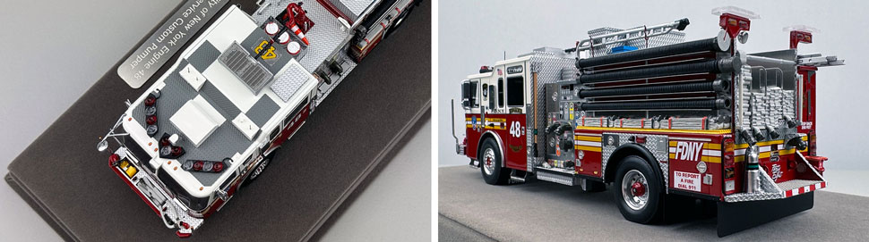 FDNY KME Engine 48 1:50 scale model close up pictures 7-8