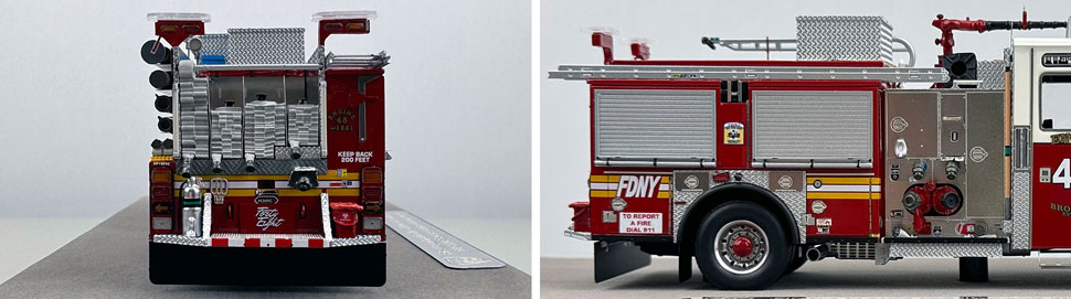 FDNY KME Engine 48 1:50 scale model close up pictures 9-10