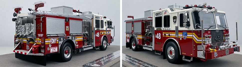 FDNY KME Engine 48 1:50 scale model close up pictures 11-12