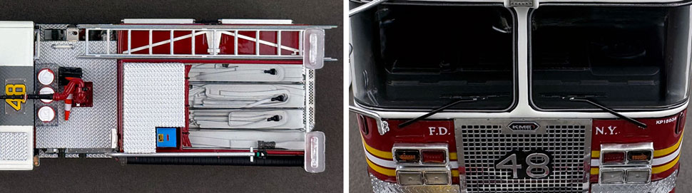 FDNY KME Engine 48 1:50 scale model close up pictures 13-14