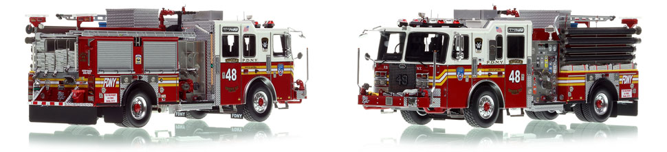 FDNY KME Engine 48 is a museum grade 1:50 scale model