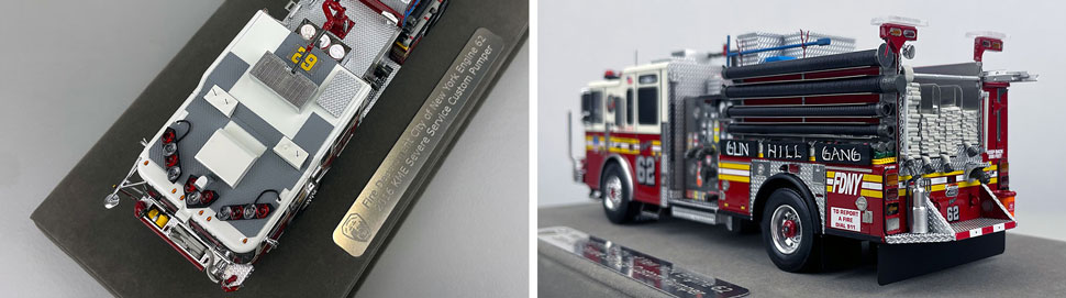 1:50 scale FDNY KME Engine 62 close up pictures 7-8