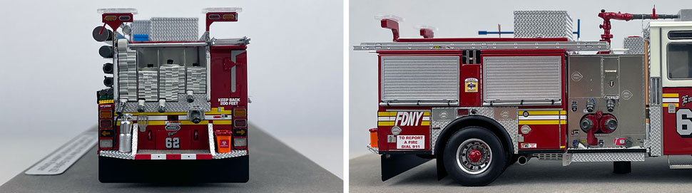 1:50 scale FDNY KME Engine 62 close up pictures 9-10