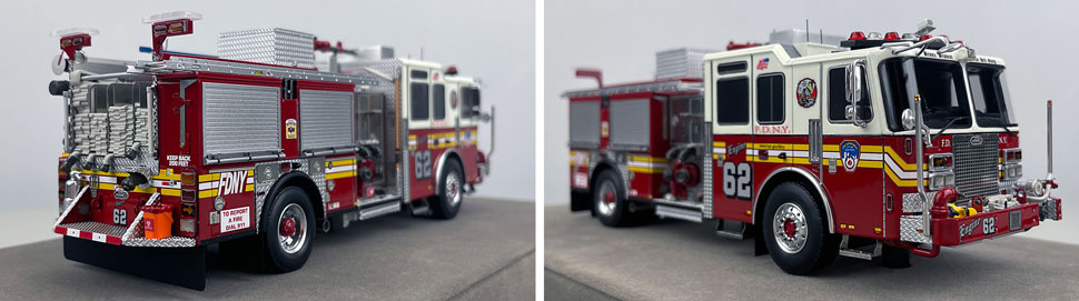 1:50 scale FDNY KME Engine 62 close up pictures 11-12