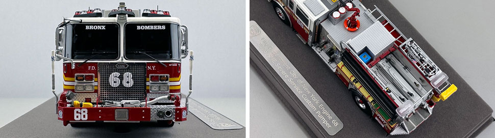 FDNY KME Engine 68 1:50 scale model close up pictures 1-2