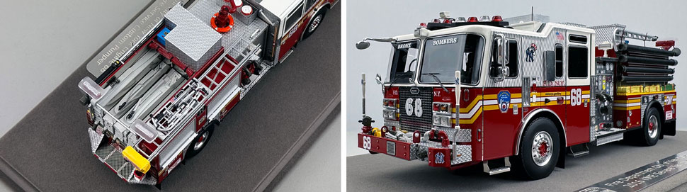 FDNY KME Engine 68 1:50 scale model close up pictures 3-4