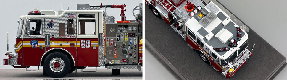 FDNY KME Engine 68 1:50 scale model close up pictures 5-6