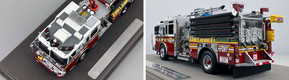 FDNY KME Engine 68 1:50 scale model close up pictures 7-8