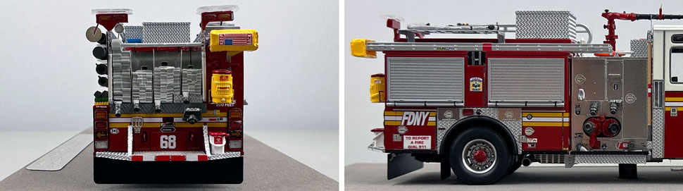 FDNY KME Engine 68 1:50 scale model close up pictures 9-10