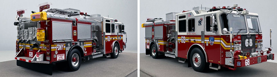 FDNY KME Engine 68 1:50 scale model close up pictures 11-12