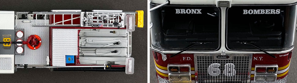 FDNY KME Engine 68 1:50 scale model close up pictures 13-14