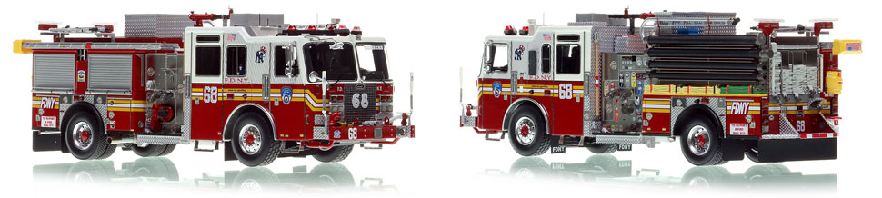 FDNY KME Engine 68 is a museum grade 1:50 scale model