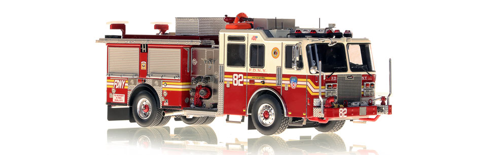 FDNY Engine 82 replica features razor sharp accuracy