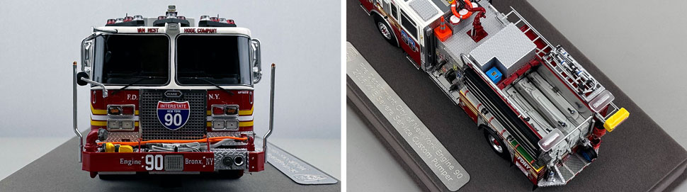 FDNY KME Engine 90 1:50 scale model close up pictures 1-2