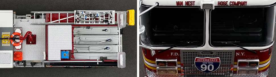 FDNY KME Engine 90 1:50 scale model close up pictures 13-14