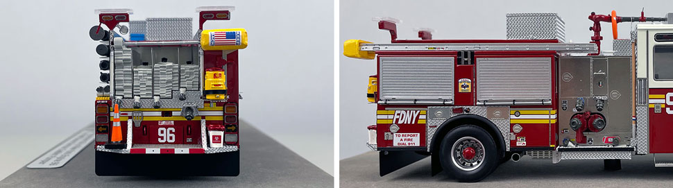 1:50 scale FDNY KME Engine 96 close up pictures 9-10