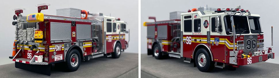 1:50 scale FDNY KME Engine 96 close up pictures 11-12