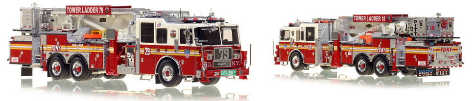 FDNY Seagrave 75' Tower Ladders are now available to order!