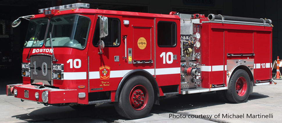 Boston Fire Department E-One Engine 10 courtesy of Michael Martinelli