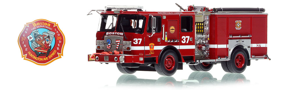 Fire Replicas Chicago Fire Department E-One Hurricane Engine 26 Scale Model