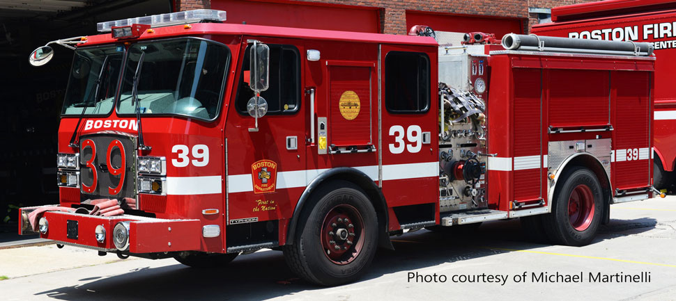 Boston Fire Department E-One Engine 39 courtesy of Michael Martinelli