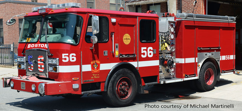 Boston Fire Department E-One Engine 56 courtesy of Michael Martinelli