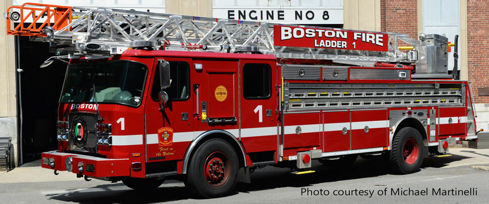 Boston Fire Department Ladder 1 courtesy of Michael Martinelli