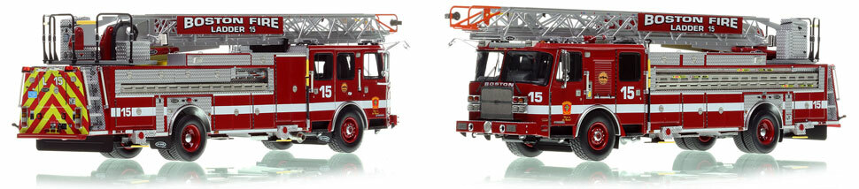 Boston's E-One Ladder 15 is hand-crafted and intricately detailed.