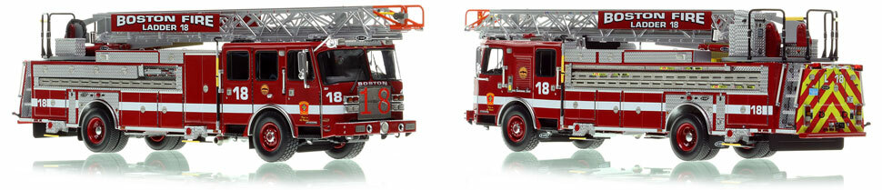 Boston's E-One Ladder 18 is hand-crafted and intricately detailed.