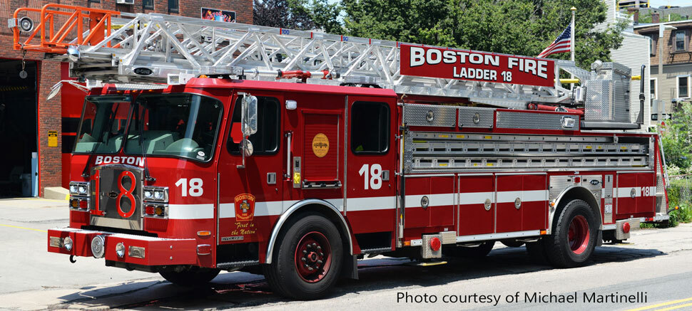 Boston Fire Department Ladder 18 courtesy of Michael Martinelli