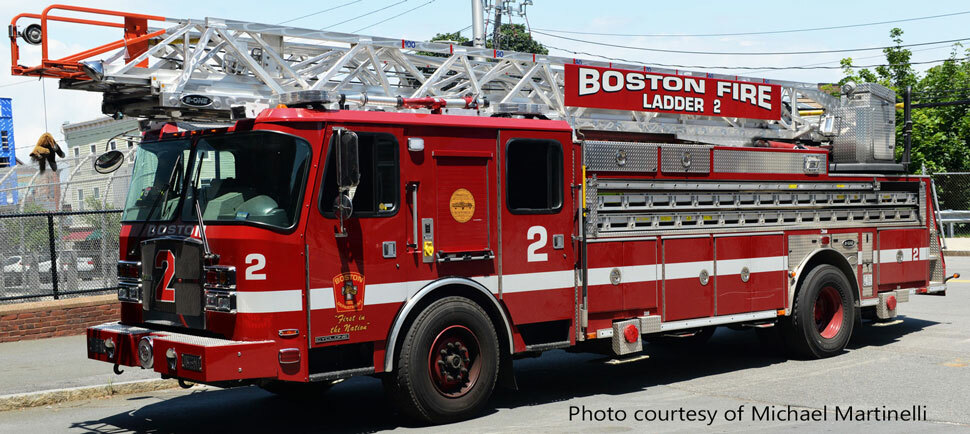 Boston Fire Department Ladder 2 courtesy of Michael Martinelli