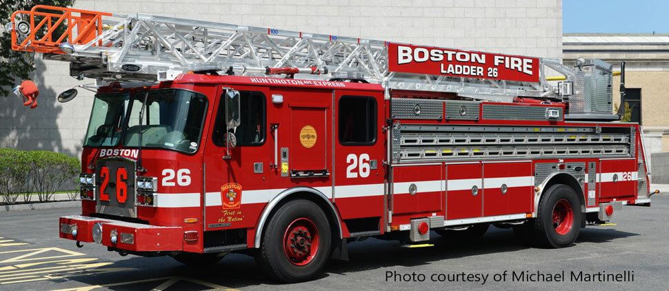 Boston Fire Department Ladder 26 courtesy of Michael Martinelli