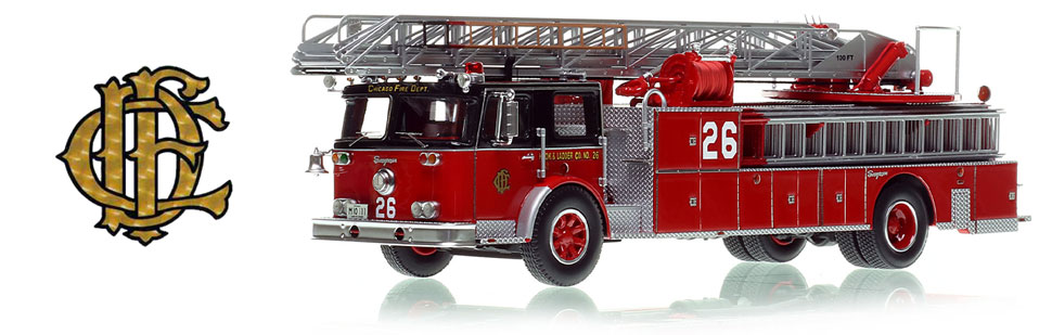 Order your Chicago 1970 Seagrave 100' Ladder - H&L Co. 26 today!