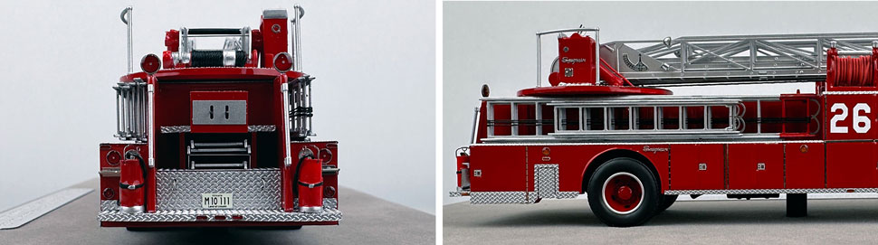 Closeup pics 9-10 of Chicago Fire Department Seagrave H&L Co. 26 scale model