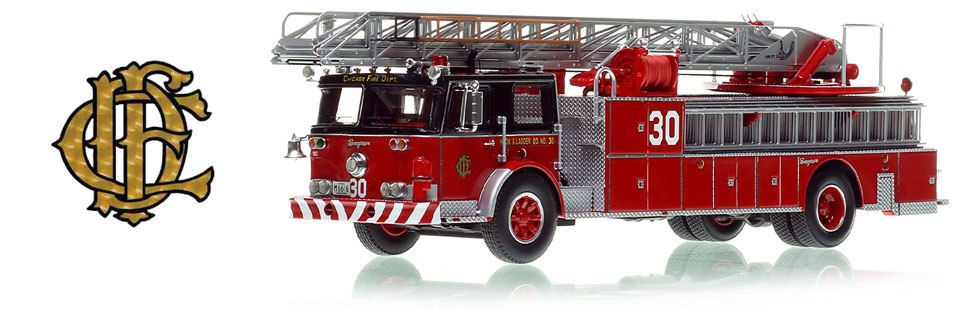 Order your Chicago 1970 Seagrave 100' Ladder - H&L Co. 30 today!