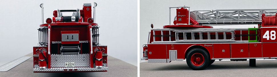 Closeup pics 9-10 of Chicago Fire Department Seagrave H&L Co. 48 scale model