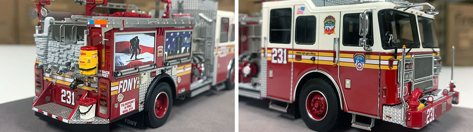 Fire Replicas FDNY Seagrave Engine 245 - Brooklyn Scale Model