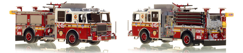 Fire Replicas FDNY Seagrave Engine 245 - Brooklyn Scale Model