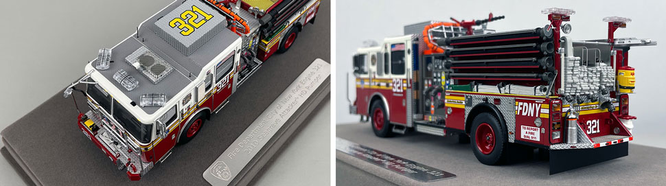 1:50 scale FDNY Seagrave Engine 321 close up pictures 7-8