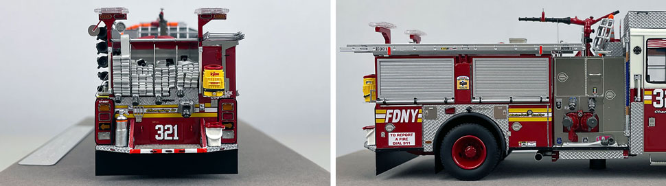 1:50 scale FDNY Seagrave Engine 321 close up pictures 9-10