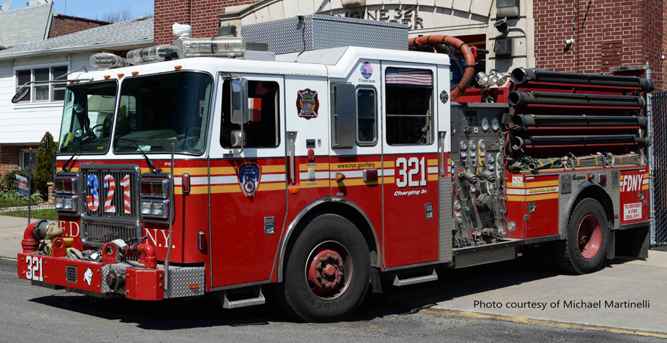 FDNY Seagrave Engine 321 courtesy of Michael Martinelli