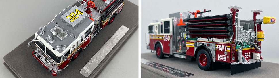 1:50 scale FDNY Seagrave Engine 324 close up pictures 7-8