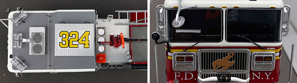 1:50 scale FDNY Seagrave Engine 324 close up pictures 13-14