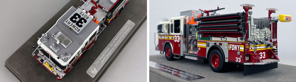 1:50 scale FDNY Seagrave Engine 33 close up pictures 7-8