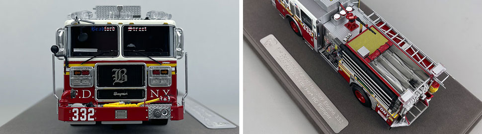 1:50 scale FDNY Seagrave Engine 332 close up pictures 1-2