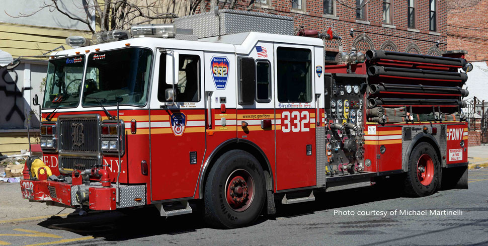 FDNY Seagrave Engine 332 courtesy of Michael Martinelli