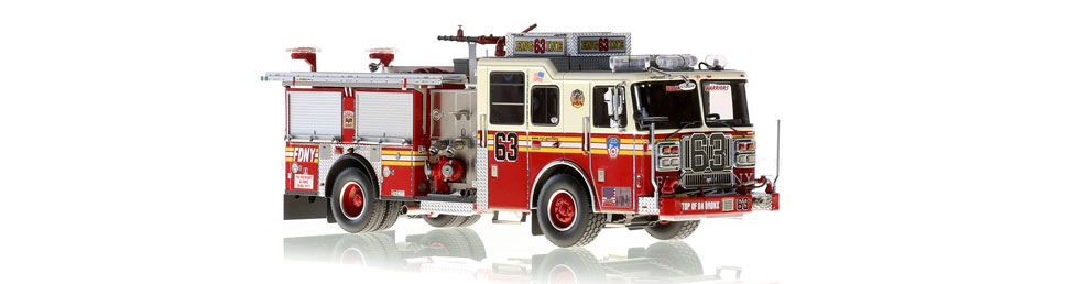 Code 3 1:64 Seagrave Centennial 2 Pack - E69/E71: New York Fire