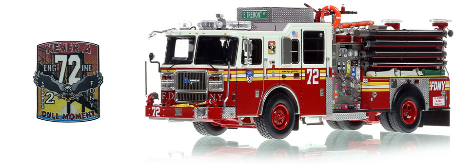 FDNY's Bronx Engine 72 in 1:50 scale