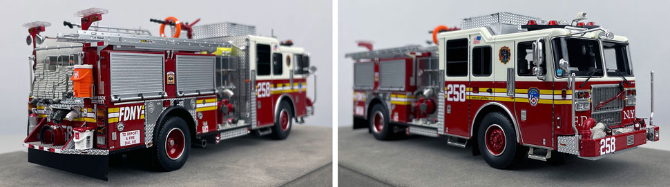 FDNY Seagrave Engine 258 1:50 scale model close up pictures 11-12