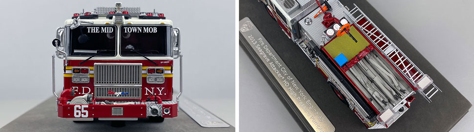 FDNY Seagrave Engine 65 1:50 scale model close up pictures 1-2